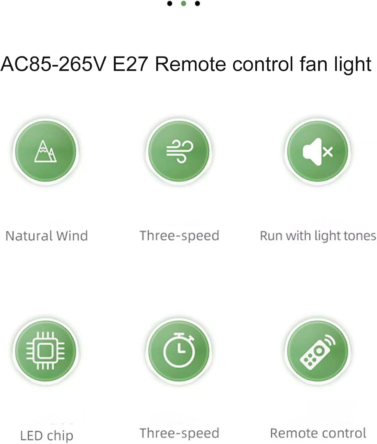 3 u 1 LED Plafonski Ventilator sa Daljinskim