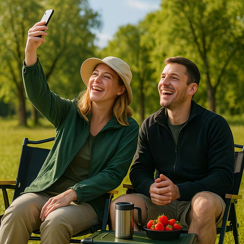 Kermit sklopiva kamperska stolica