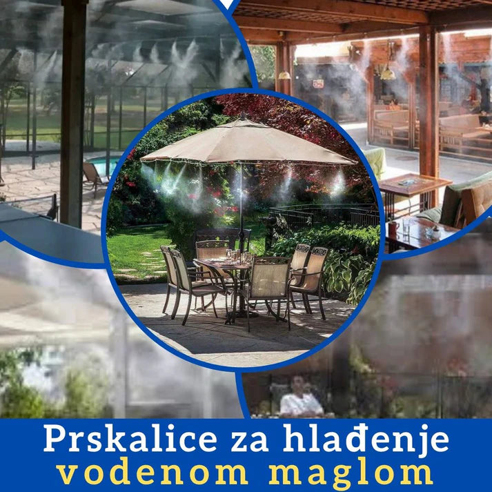 Vodena magla sistem za rashlađivanje (10 metara)