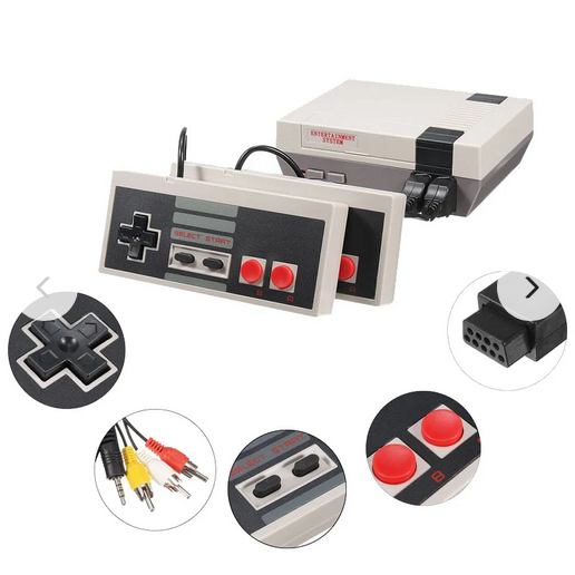 MINI NES RETRO KONZOLA SA 620 UGRAĐENIH IGRICA I 2 DŽOJSTIKA