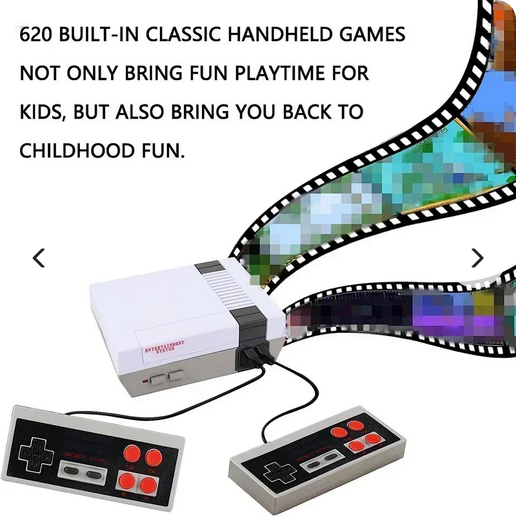 MINI NES RETRO KONZOLA SA 620 UGRAĐENIH IGRICA I 2 DŽOJSTIKA