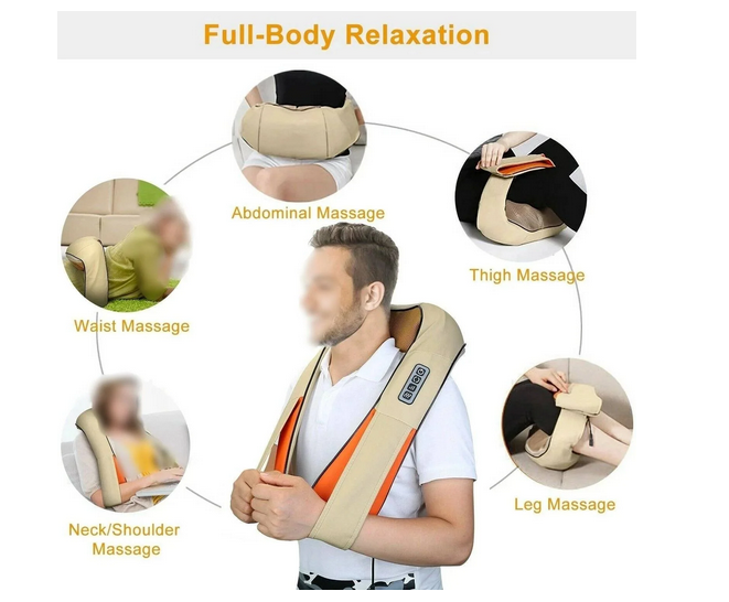 Shiatsu Masažer sa 4 Funkcije