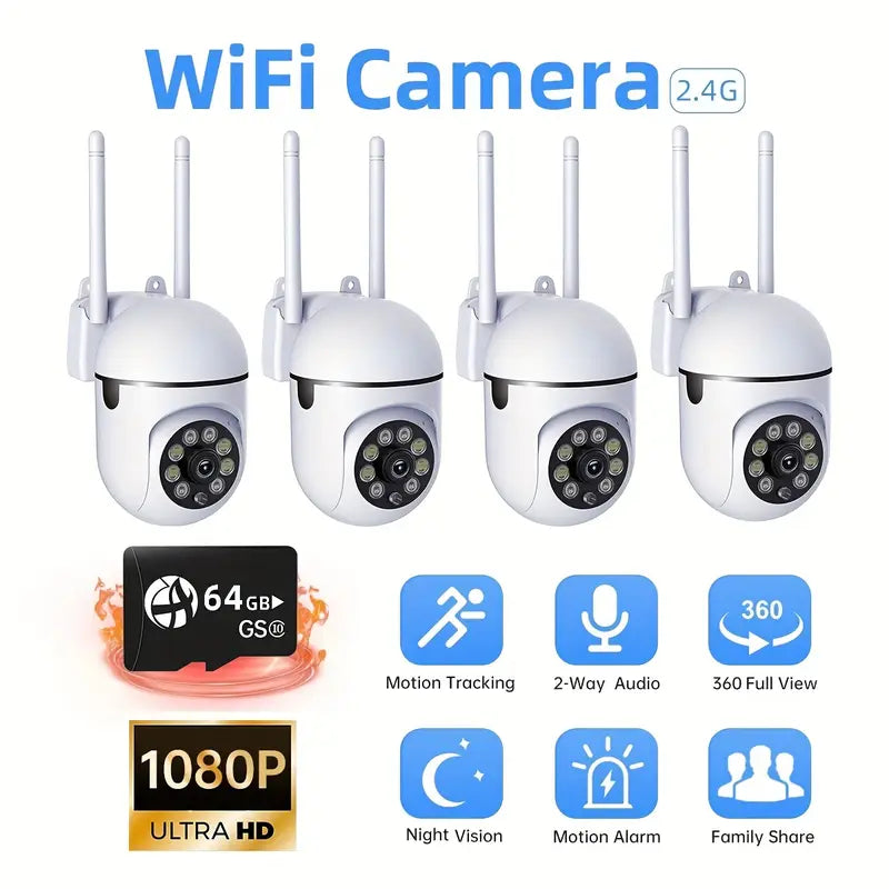 360° WiFi Smart Kamera Full HD 1080p