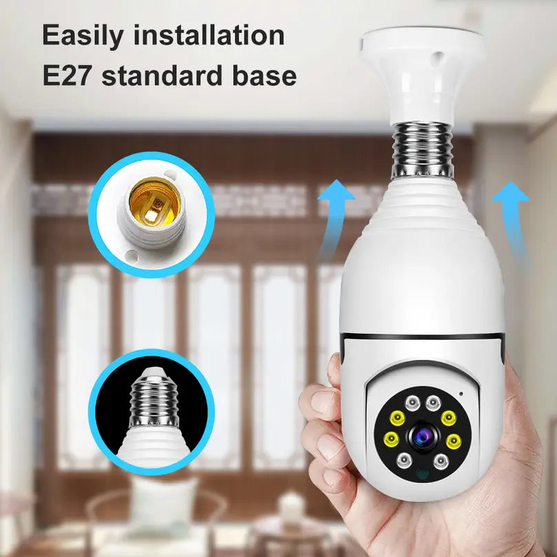 WiFi kamera sijalica 3MP sa noćnim vidom i rotacijom 355°