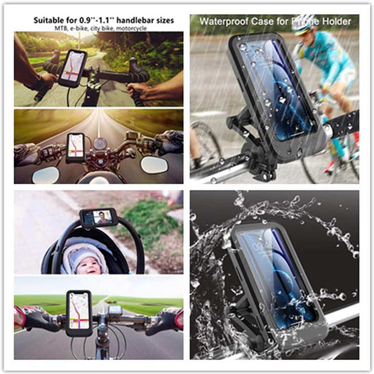 Vodootporni drzač za telefon za bicikl