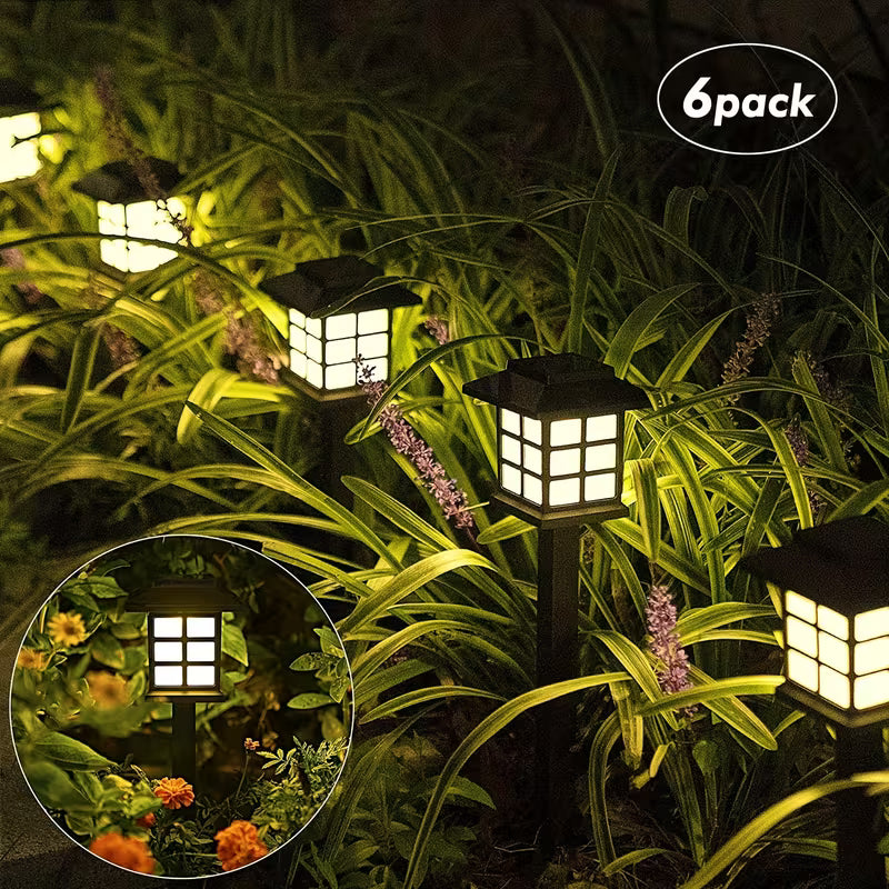 Solarne LED baštenske lampe – set 6 komada