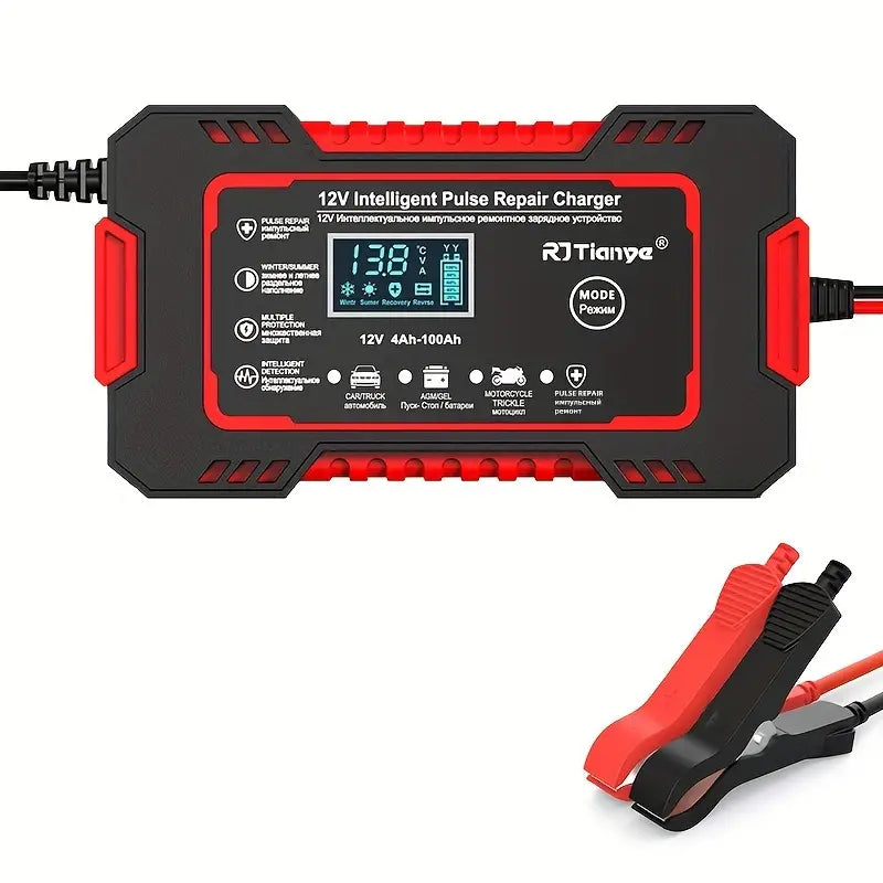 Pametni Punjač Akumulatora 12V/6A sa LCD Ekranom