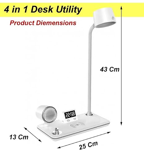 SmartDesk 4u1 lampa sa bežičnim punjačem
