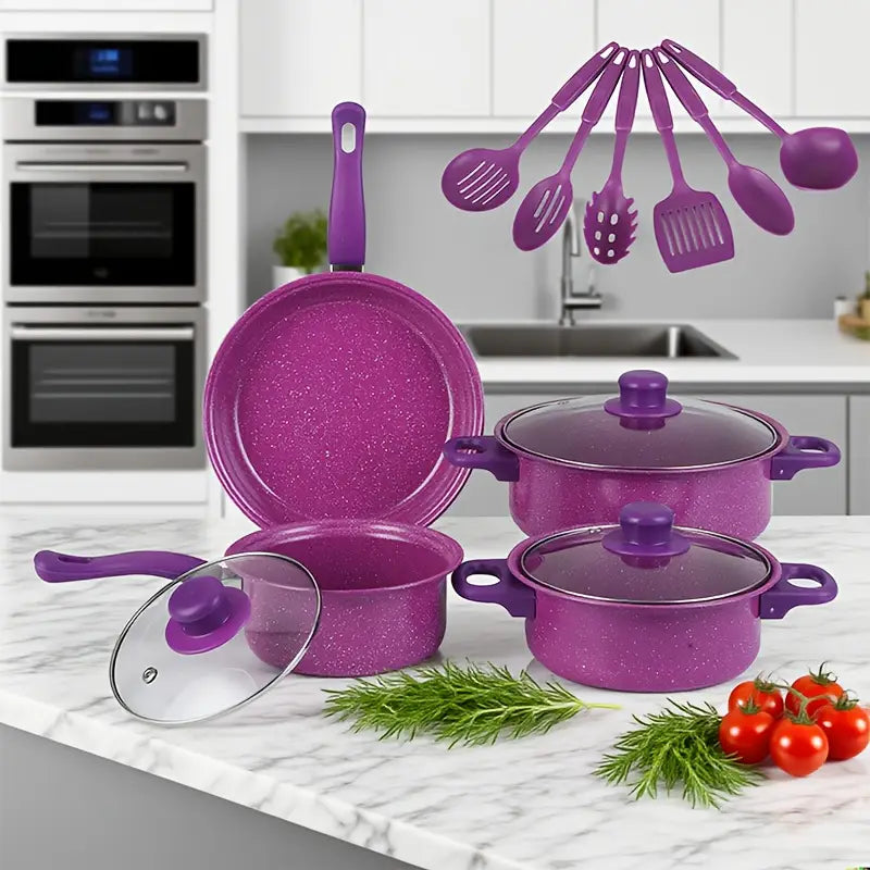 13-delni nelepljivi set posuđa