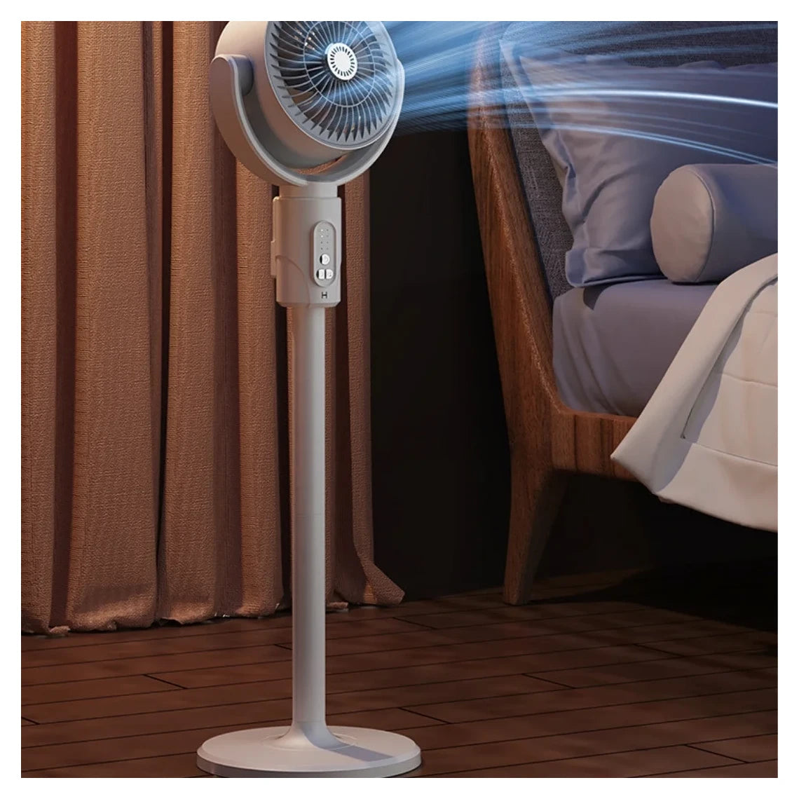 3 u 1 Pametan Ventilator sa Tajmerom, Daljinskim– Ultra Tih
