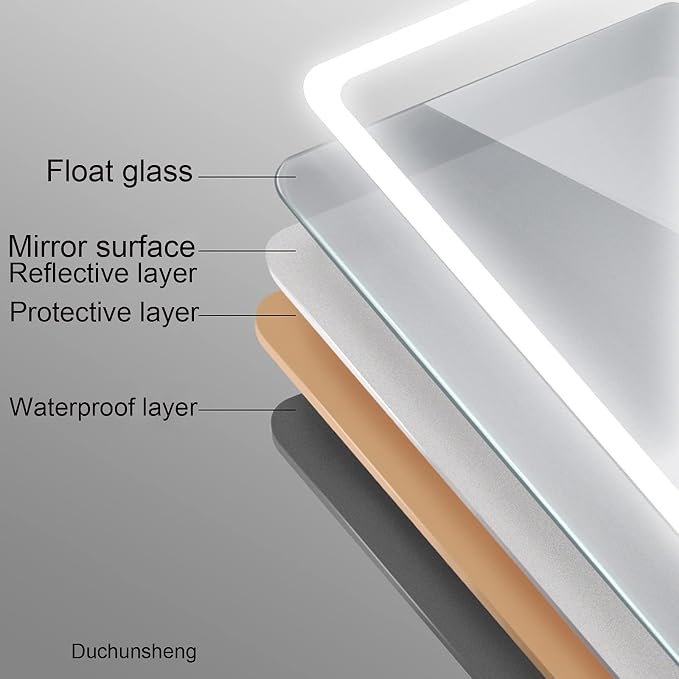 LumiTouch – LED kupatilsko ogledalo sa Touch prekidačem 50×70 cm