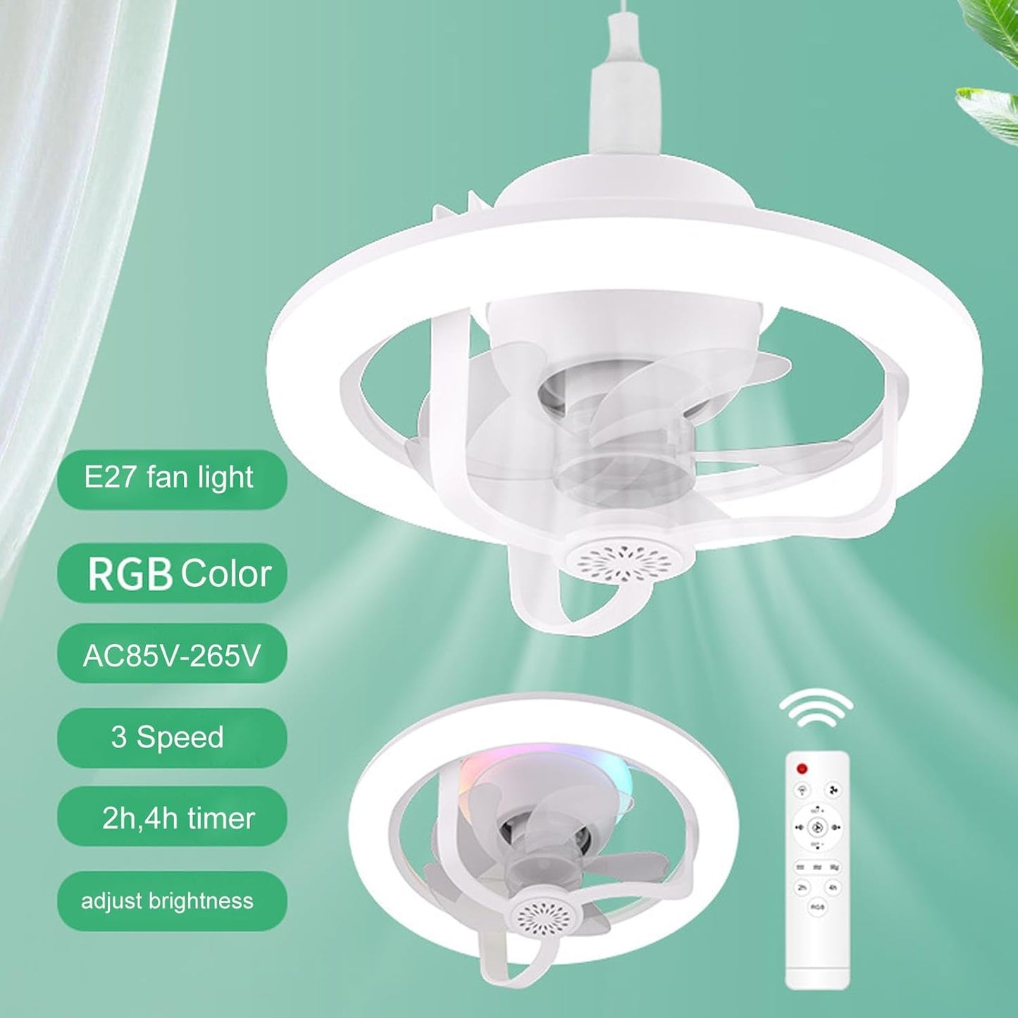 3 u 1 LED Plafonski Ventilator sa Daljinskim