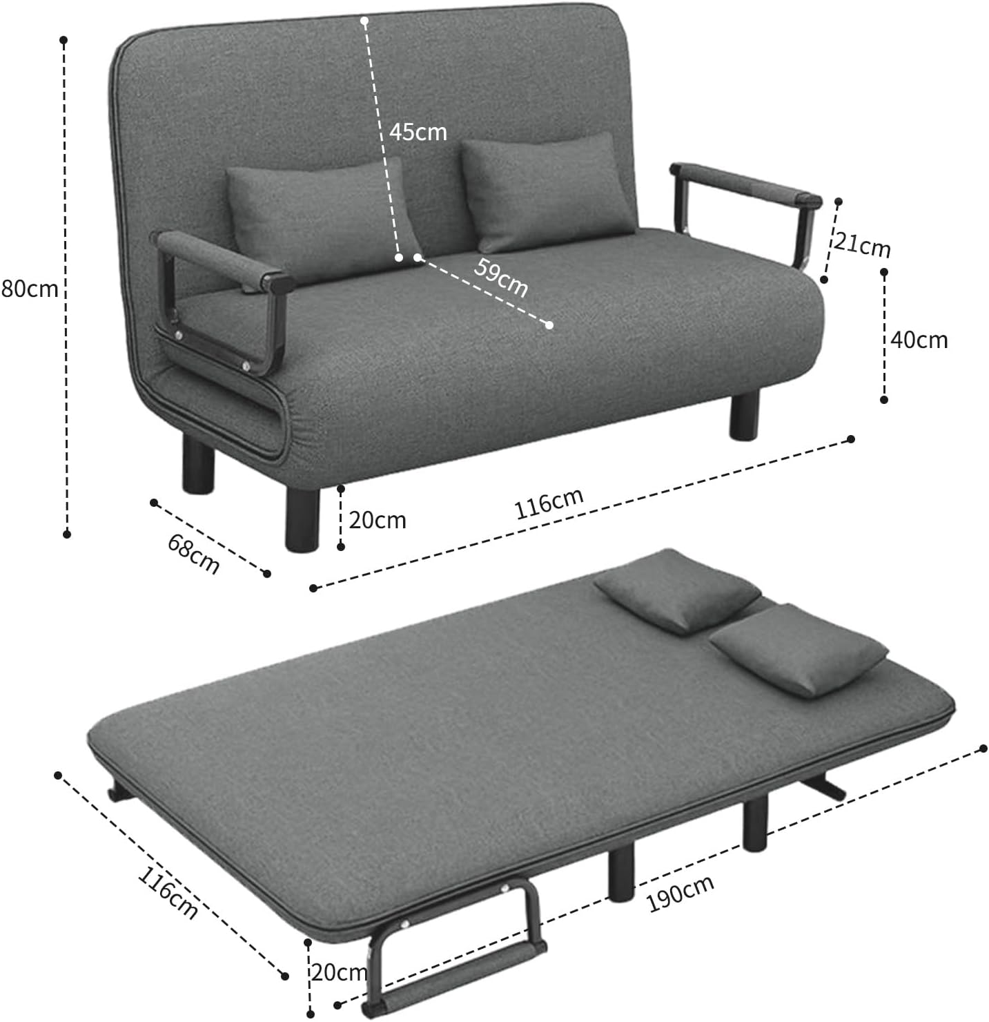 3u1 XXL Fotelja na razvlačenje