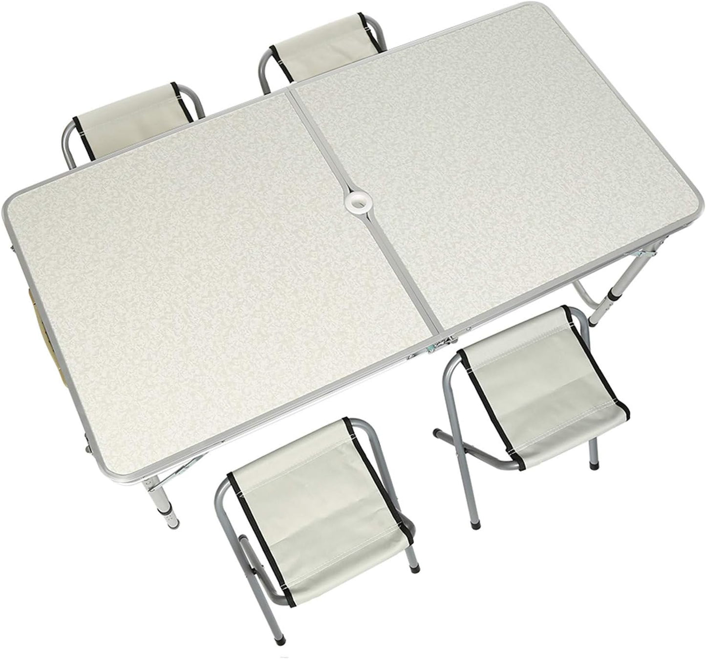 Set sklopivog stola i 4 stolice za piknik