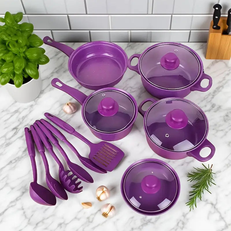 13-delni nelepljivi set posuđa