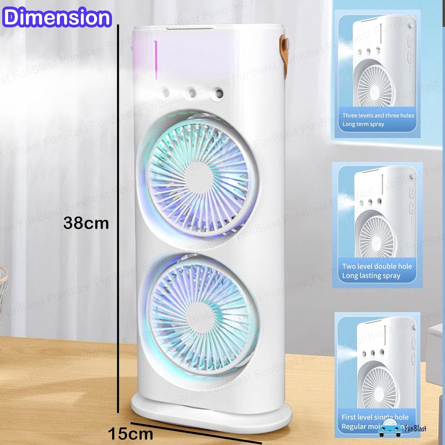 Prenosivi Misting Ventilator – Hlađenje Uz Jedan Klik