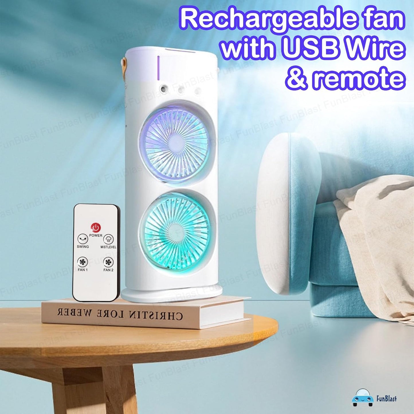 Prenosivi Misting Ventilator – Hlađenje Uz Jedan Klik