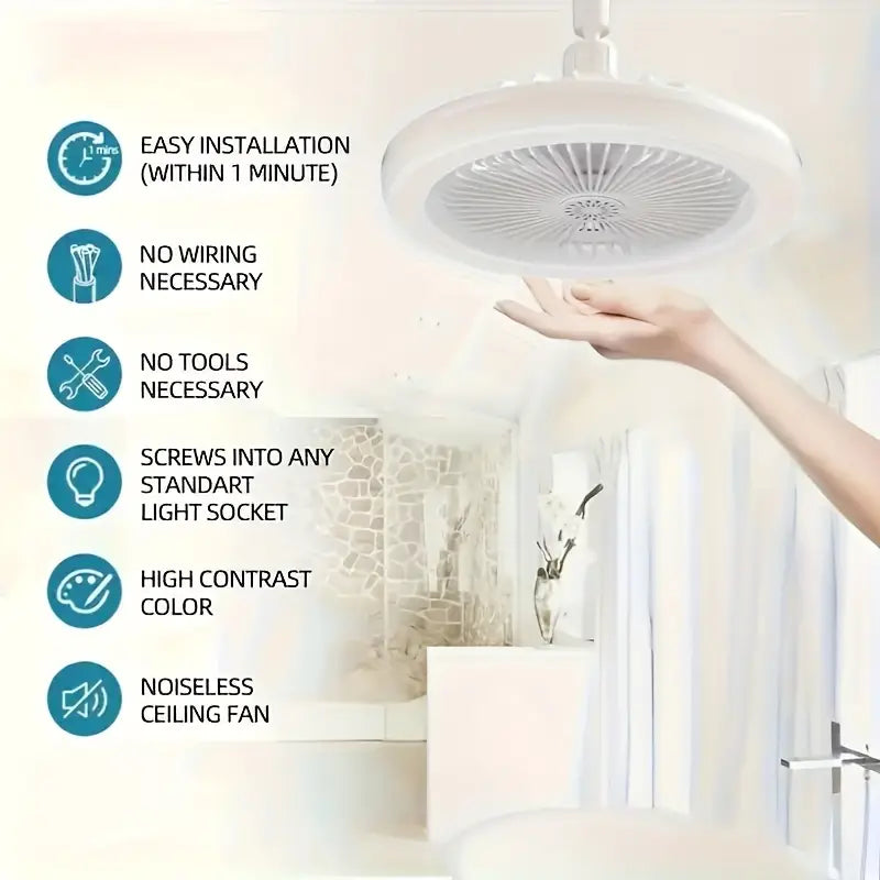 3 u 1 Plafonski Ventilator sa Svetlom i Aromom + Daljinski – 1+1 GRATIS!