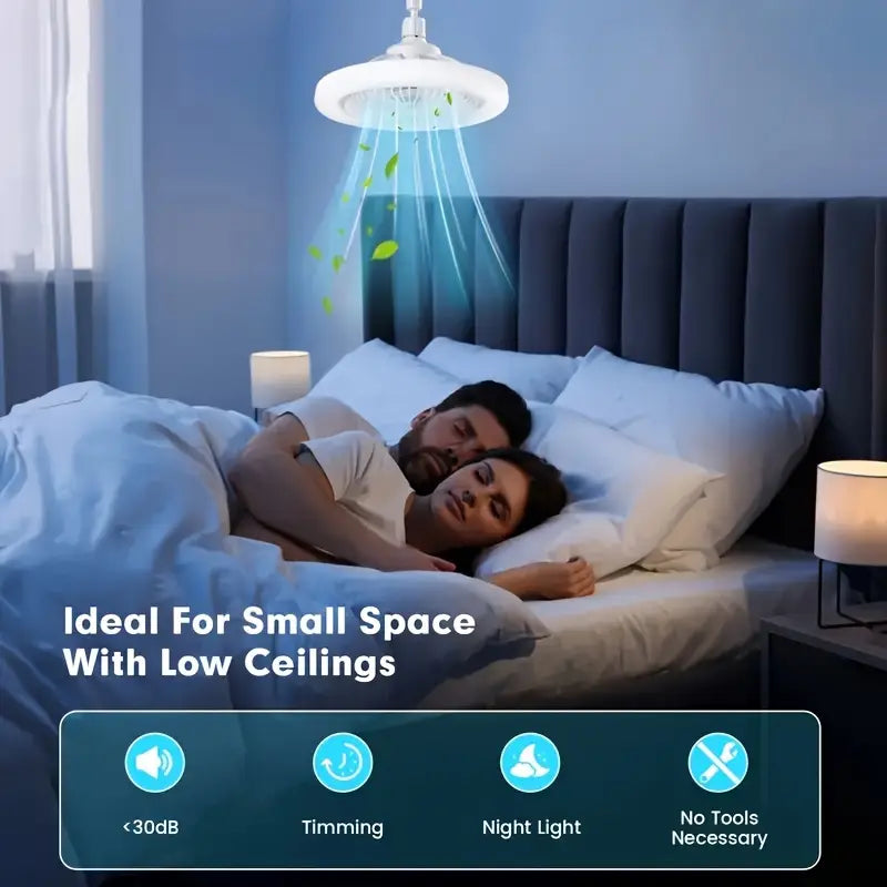 3 u 1 Plafonski Ventilator sa Svetlom i Aromom + Daljinski – 1+1 GRATIS!