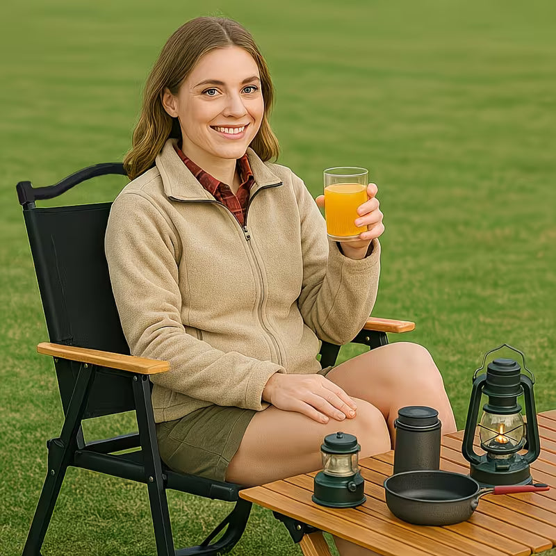 Kermit sklopiva kamperska stolica