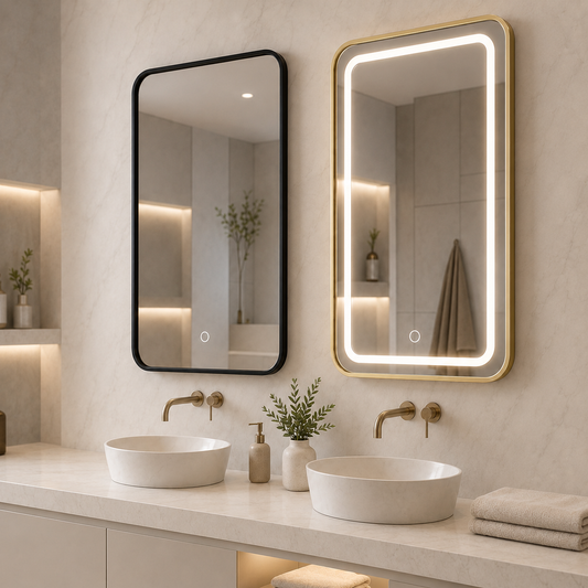 Premium Touch LED ogledalo sa metalnim ramom