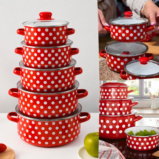 SET RETRO ŠERPI - 5 KOMADA