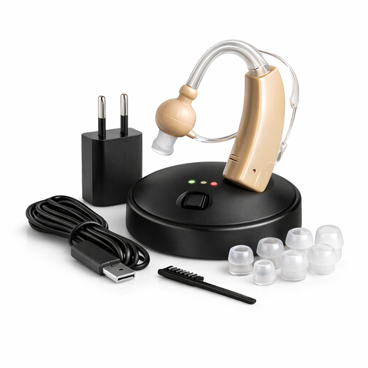 Slušni aparat – jasno pojačava zvuk, punjiv bez baterija