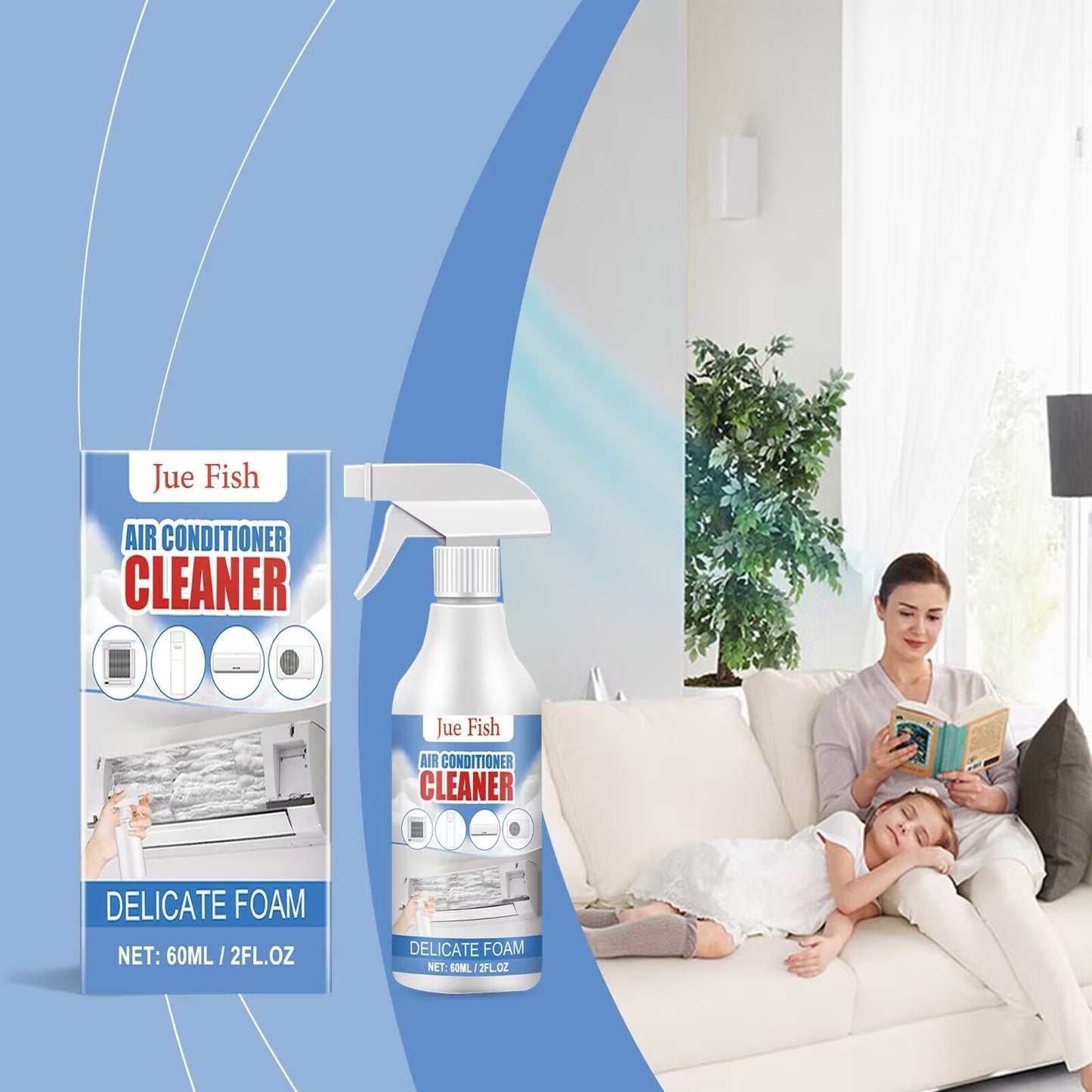 Pena za čišćenje klima uređaja 60 ml – 1+1 GRATIS