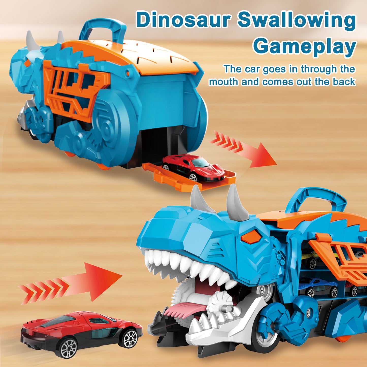 Kamion Dinosaurus 2u1