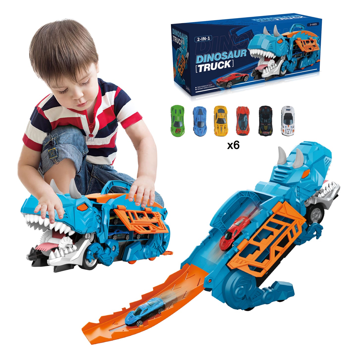 Kamion Dinosaurus 2u1