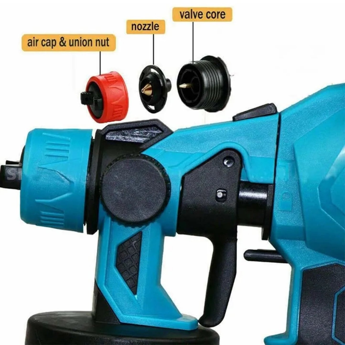 Aku pištolj za farbanje 800w + dve baterije