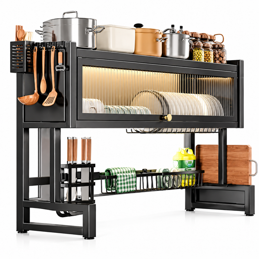 Kuhinjski organizator iznad sudopere 2u1