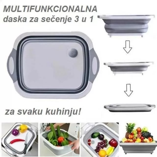 3 u 1 Sklopiva kuhinjska daska