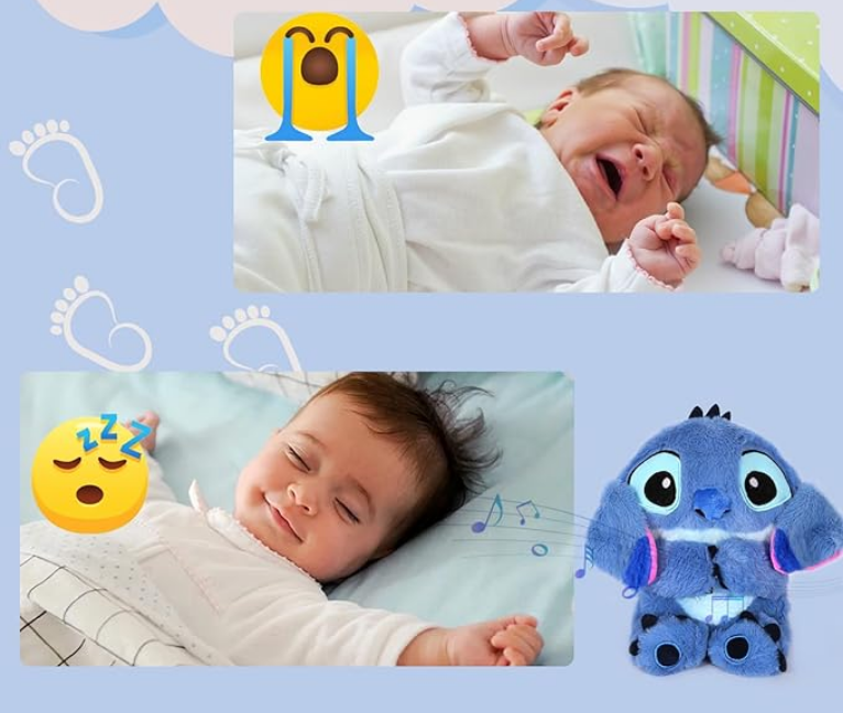 Plišani Stitch i Lilo igračke koje dišu i sviraju