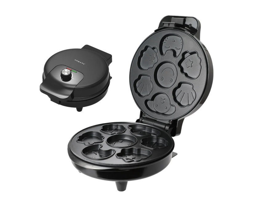 SOKANY Aparat za Galete / Waffle sa Crtanim Oblicima 1000W