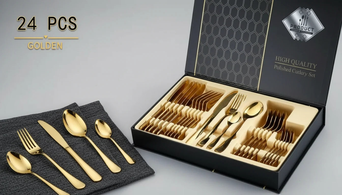 PREMIUM ESCAJG SET – 24 DELA (ZLATNI ILI SREBRNI)