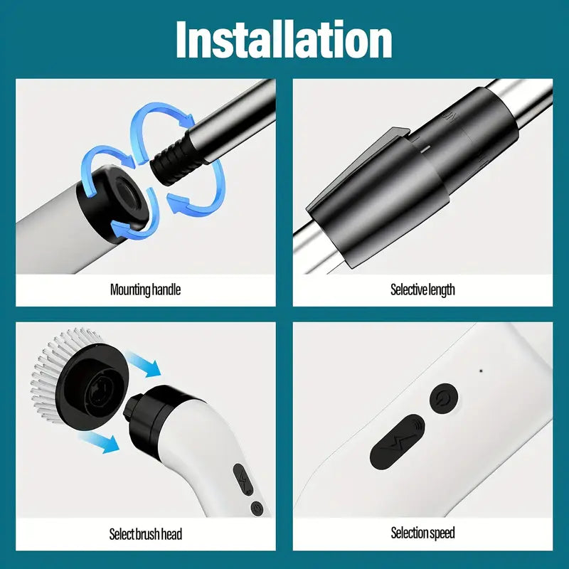 9 u 1 Bežična Električna Četka za Čišćenje