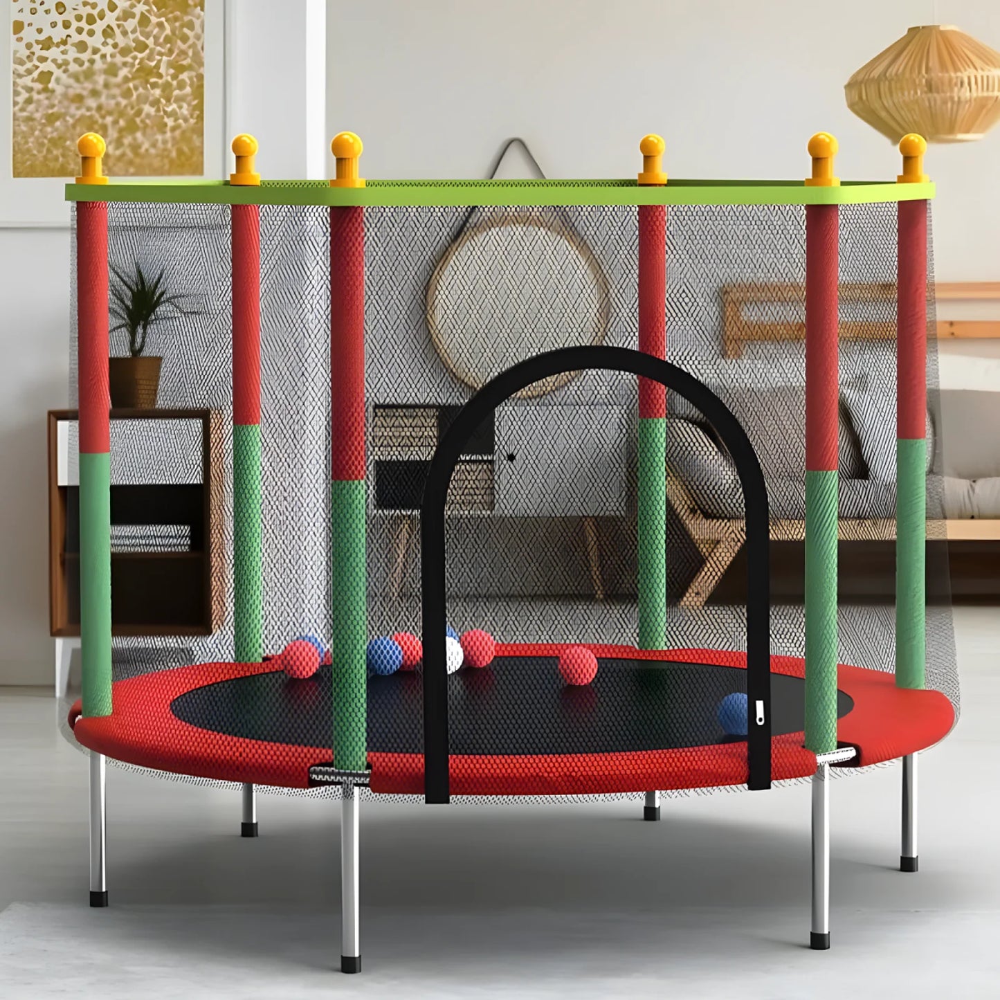 Trambolina za decu sa zaštitnom mrežom