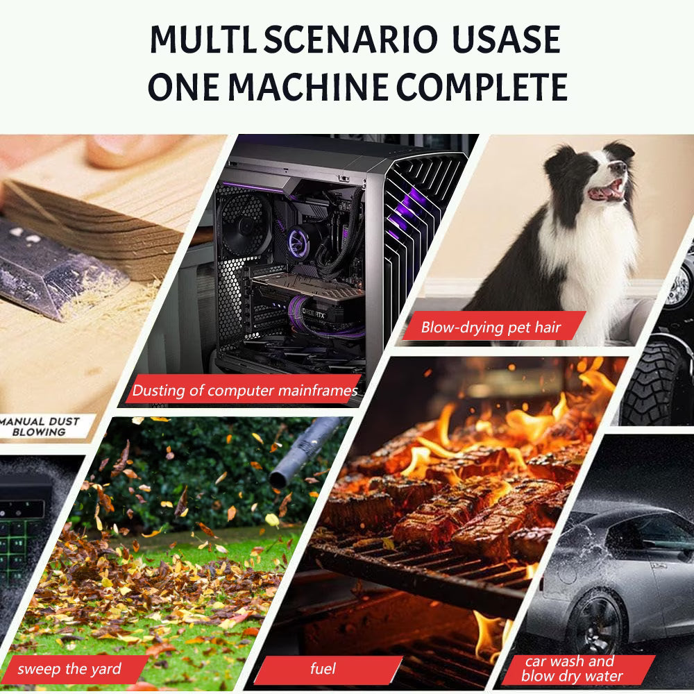 Akumulatorski turbo duvač vazduha – 2 baterije