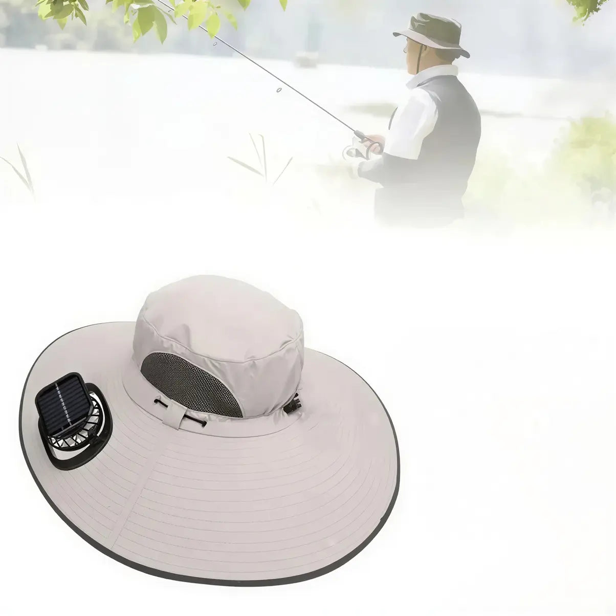 Šešir sa Solarnim Ventilatorima