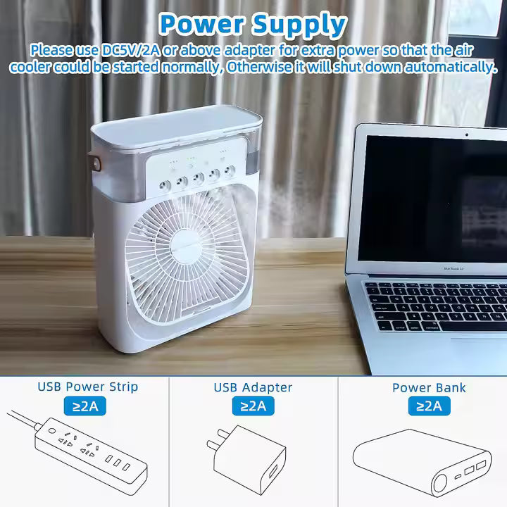 Mini ventilator sa osveživačem vazduha