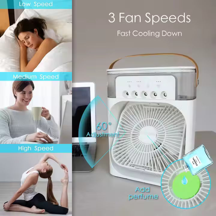 Mini ventilator sa osveživačem vazduha