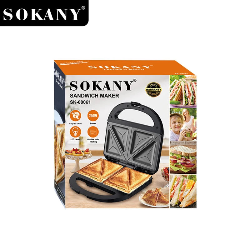 SOKANY Aparat za Sendviče 750W