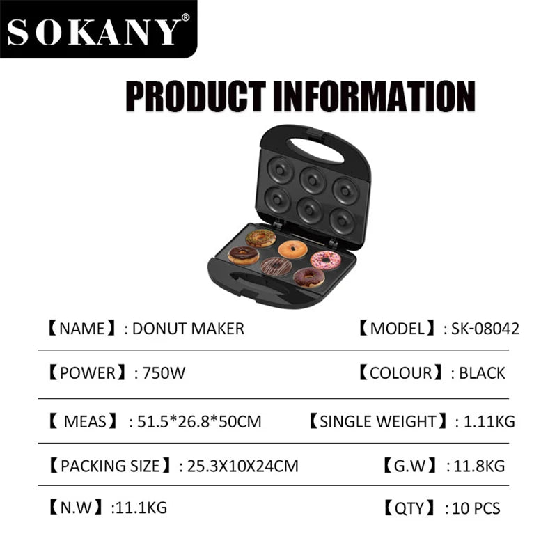 SOKANY Aparat za Krofnice 750W