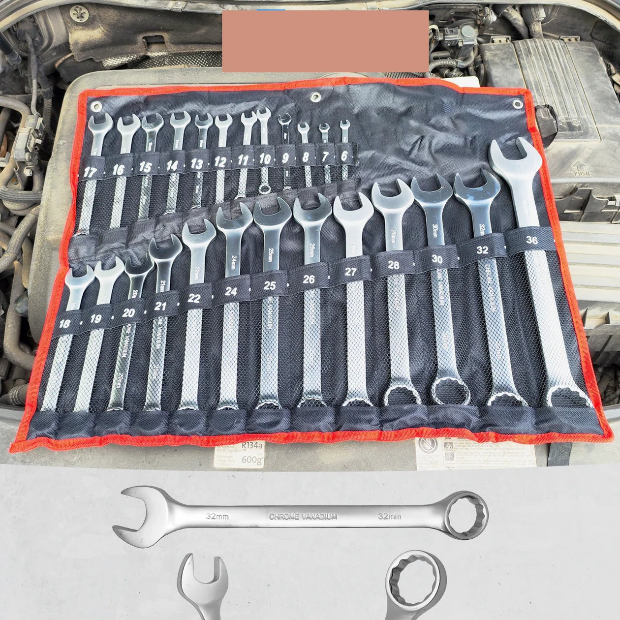 🔧 Set okastih viljuškastih ključeva 25/1 (6mm–36mm)
