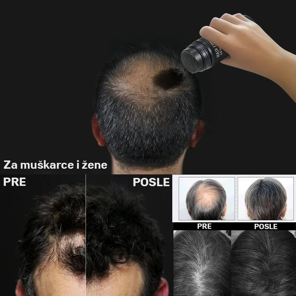 Keratinski fiber za retku kosu